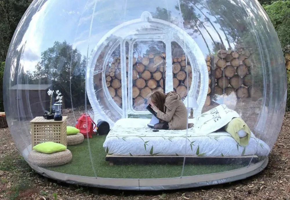 outdoor bubble tents