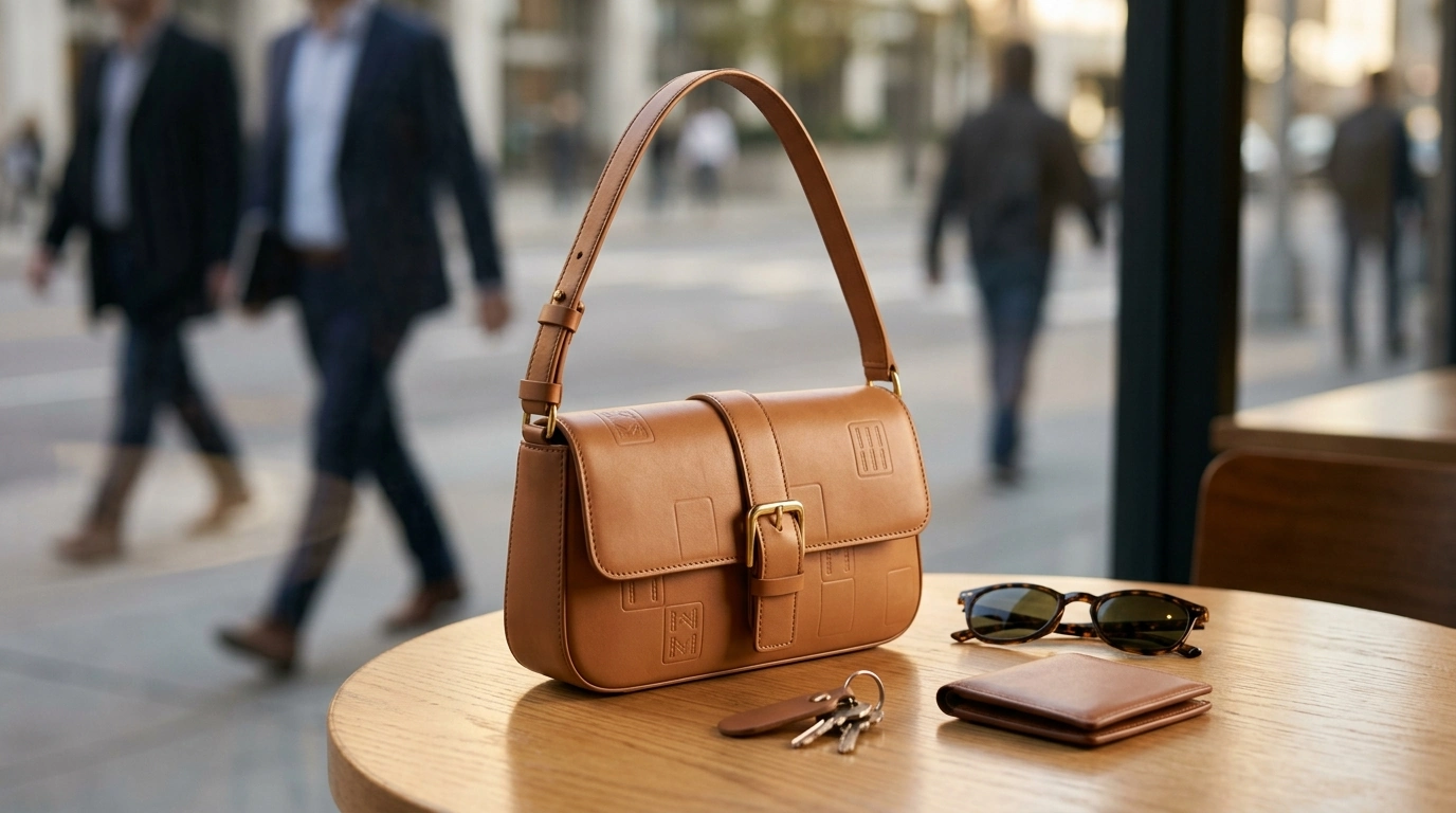 Mahjong-Inspired Split Leather Baguette Bag Guide