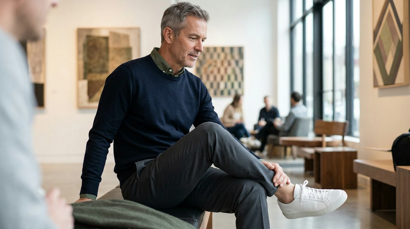 White Sneakers for Men Over 50: Style & Fit Tips